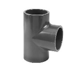VdL PVC U T-stukken diam. 12 t/m 400 mm, 90°, PN6 - 16