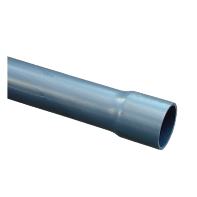 Drukbuis beregening PVC-U met lijmmof, 90 mm, PN10, L = 1 - 5 mtr.