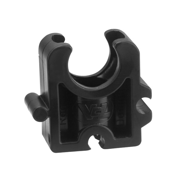 VdL PP buisklemmen, zwart, type A, 12 mm