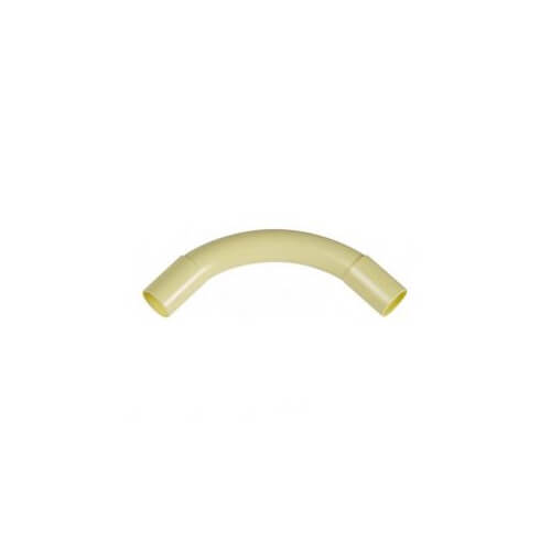 Pipelife Polvite bocht 90° voor elektrabuis 16 mm - 5/8" / 19 mm - 3/4", cremé